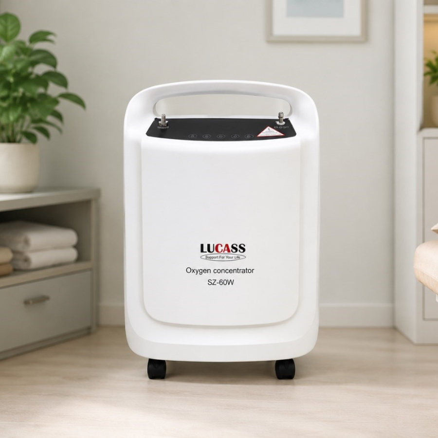 Máy tạo oxy Lucass SZ-6DW 5 lít/phút có xông khí dung